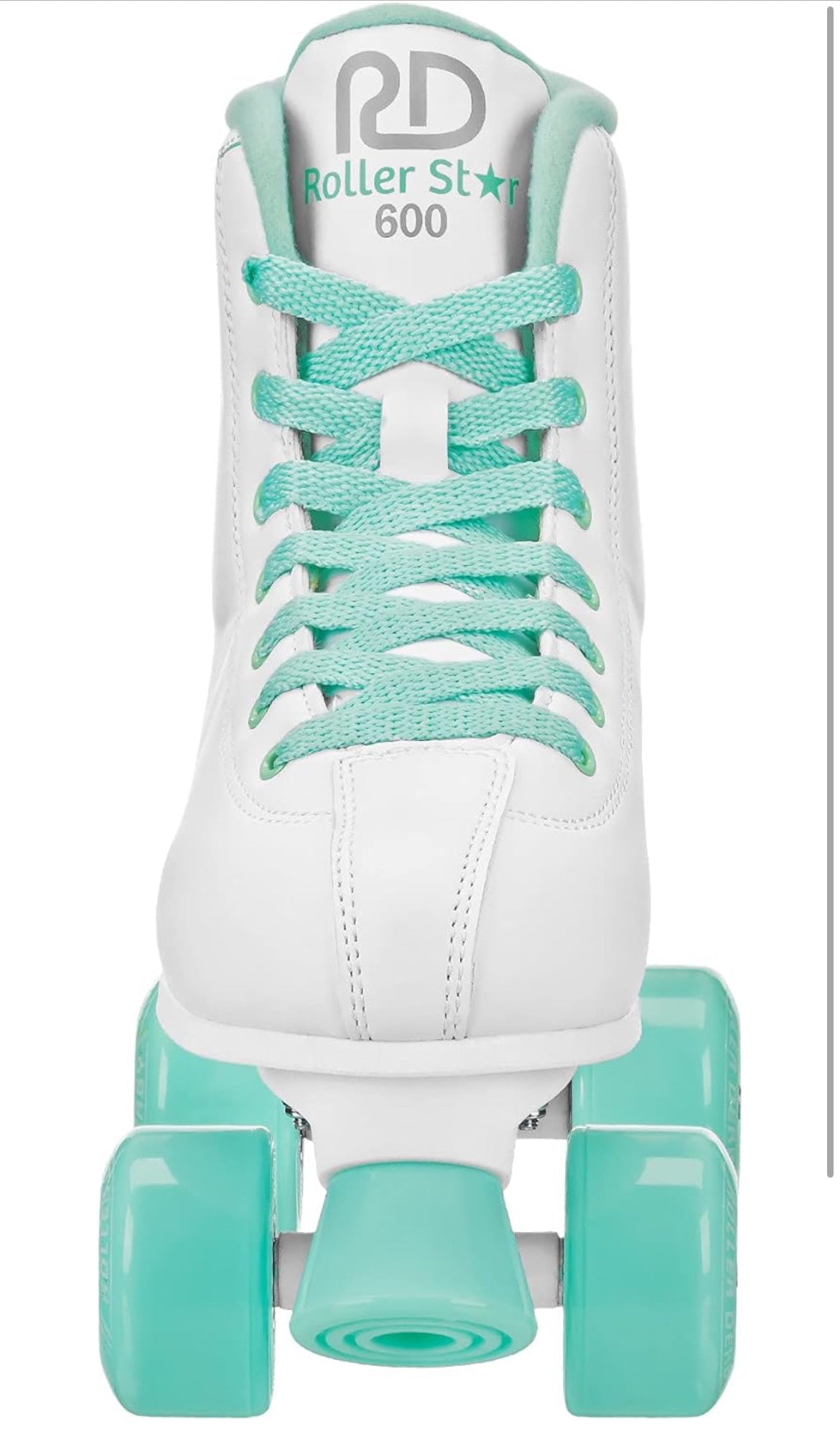 Roller Derby Roller Star 600 Women's Roller Skates - White/Mint - Size 10 roller blade