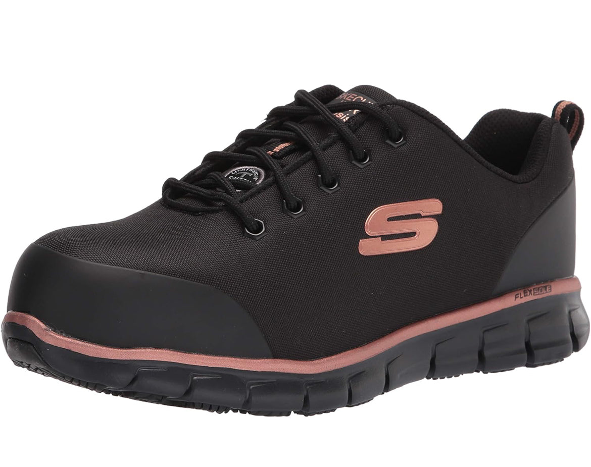 Skechers chaussures de sécurité women work shoes cap d’acier