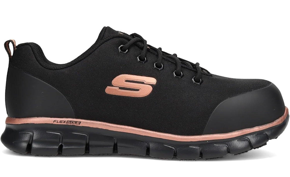 Skechers chaussures de sécurité women work shoes cap d’acier
