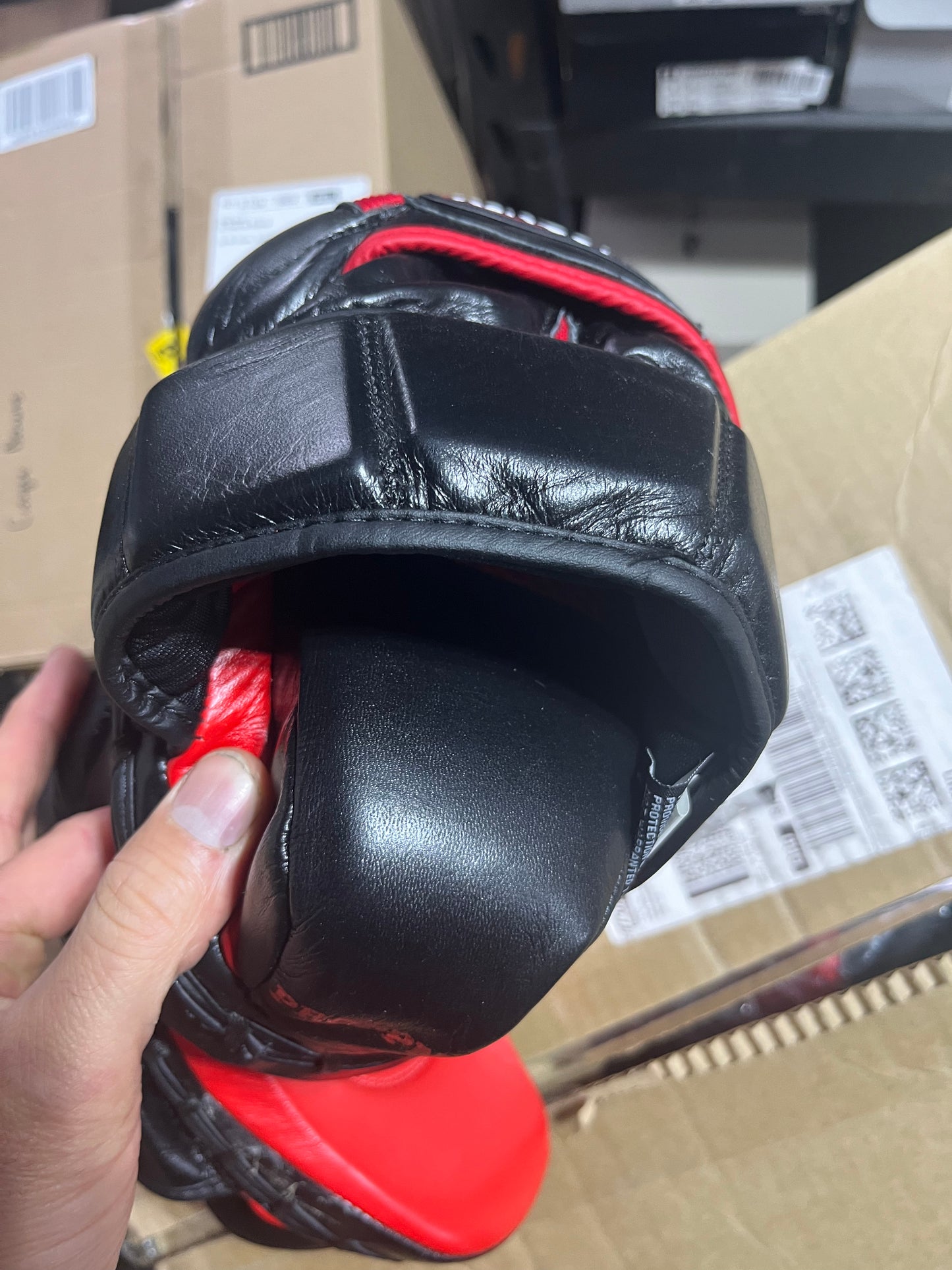 Ringside Pro Panther Punch Mitts, Red/Black, One Size