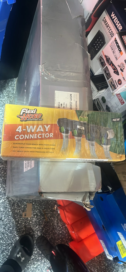 Splitter 4 way flexi hose