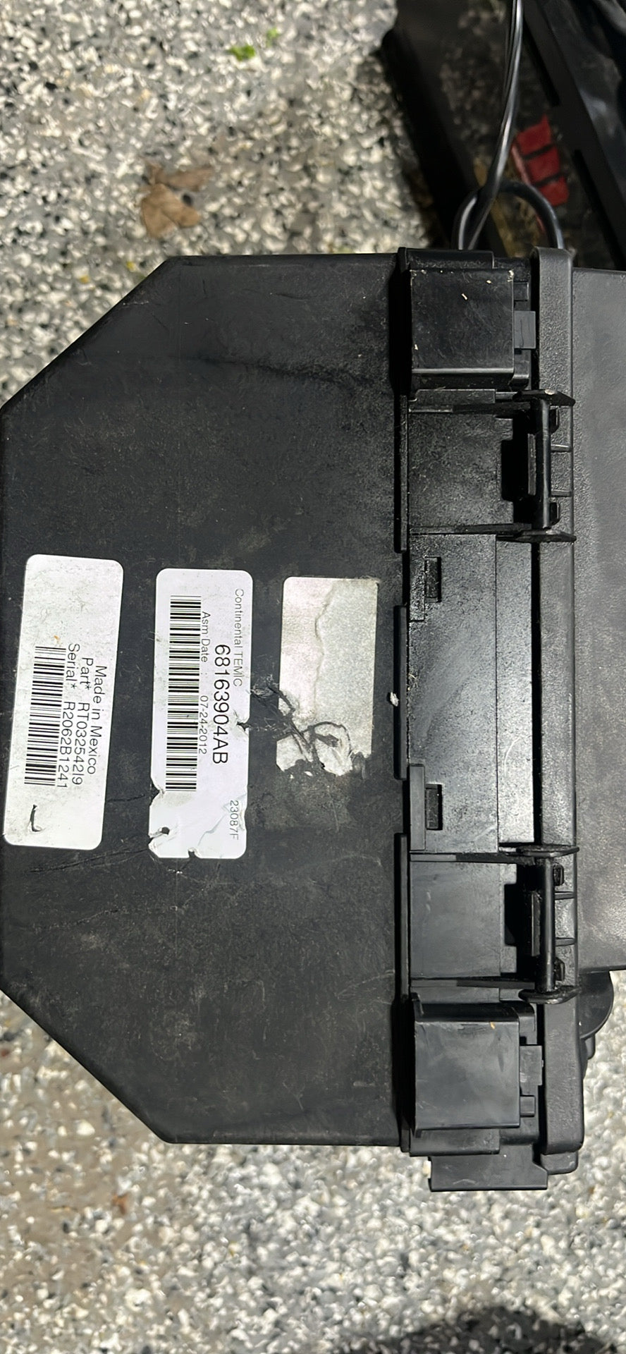 TIPM fuse box Grand Caravan 2012 SE