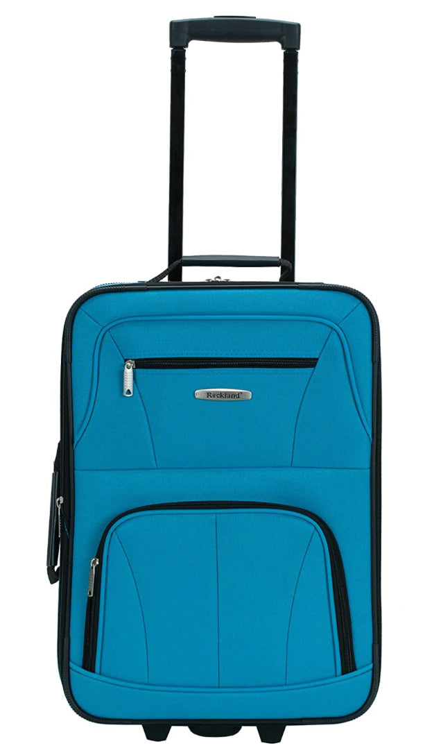 Rockland Expandable Carry-On 19" (turquoise)