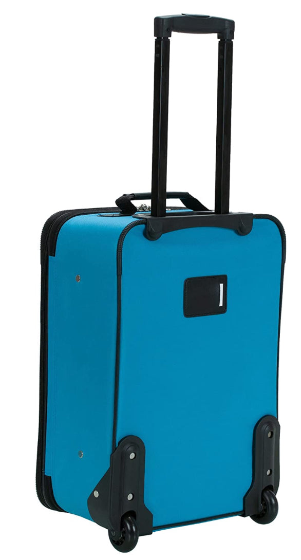 Rockland Expandable Carry-On 19" (turquoise)