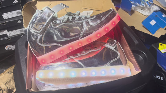 Odema Unisex LED Shoes High Top Odema Baskets montantes lumineuses