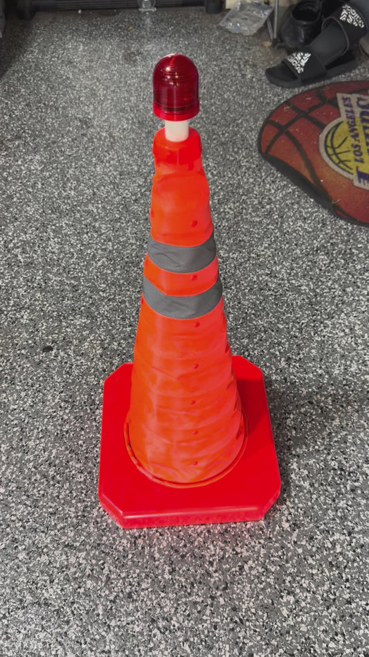 Cone retractable
