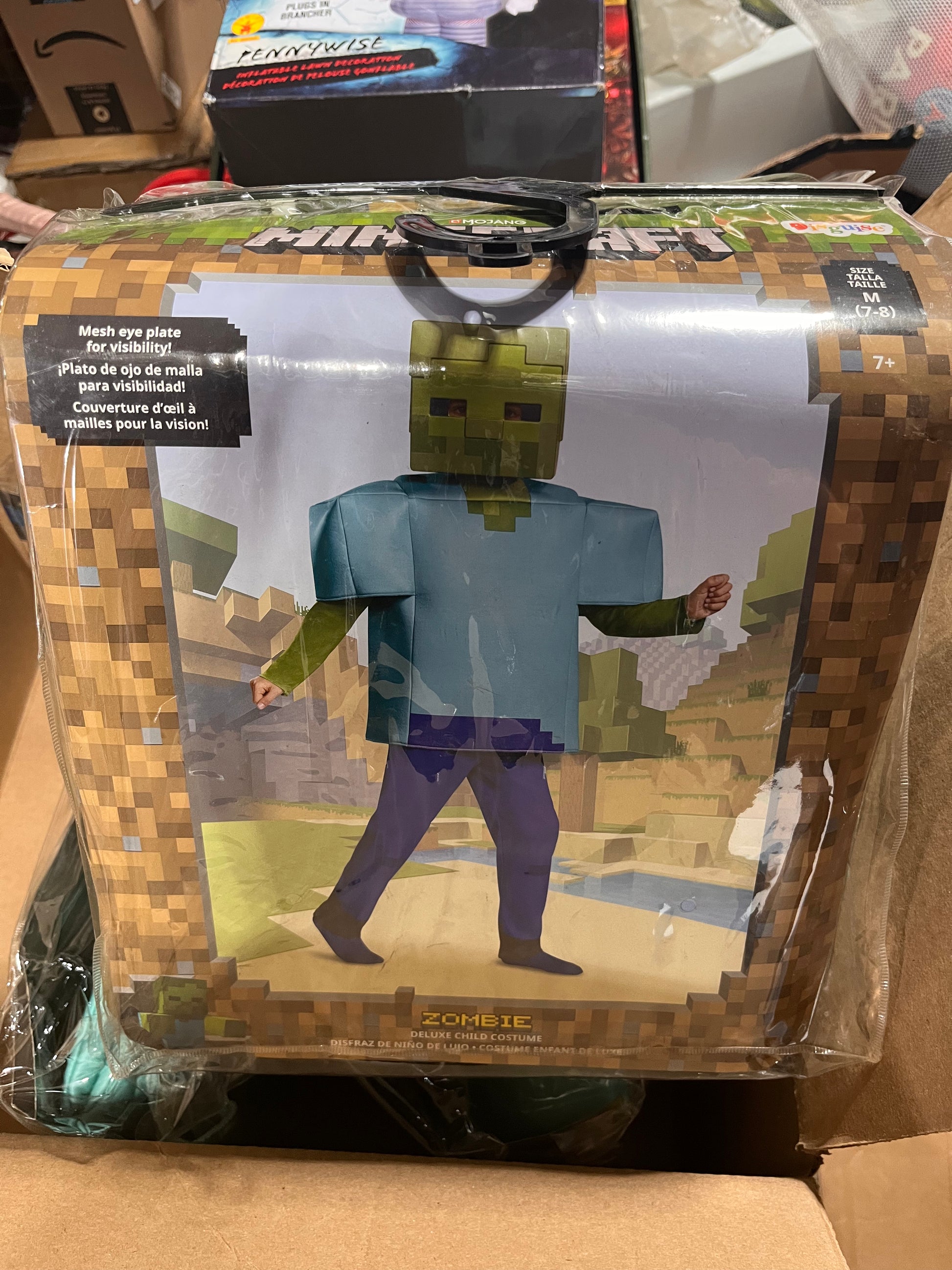 Minecraft Zombie Deluxe Child Costume, Small (4-6)