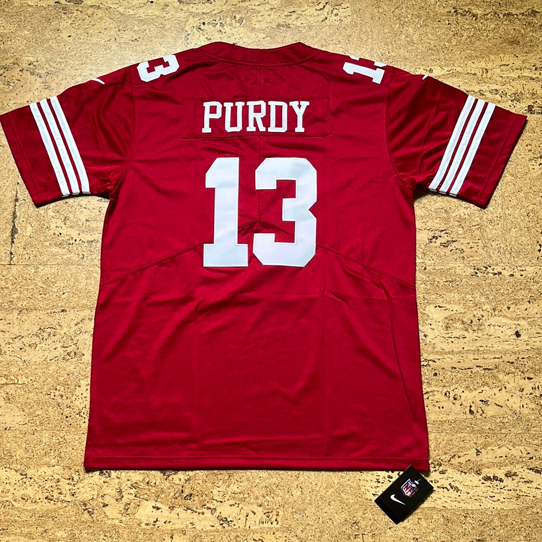 Brock Purdy rouge