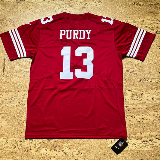 Brock Purdy rouge