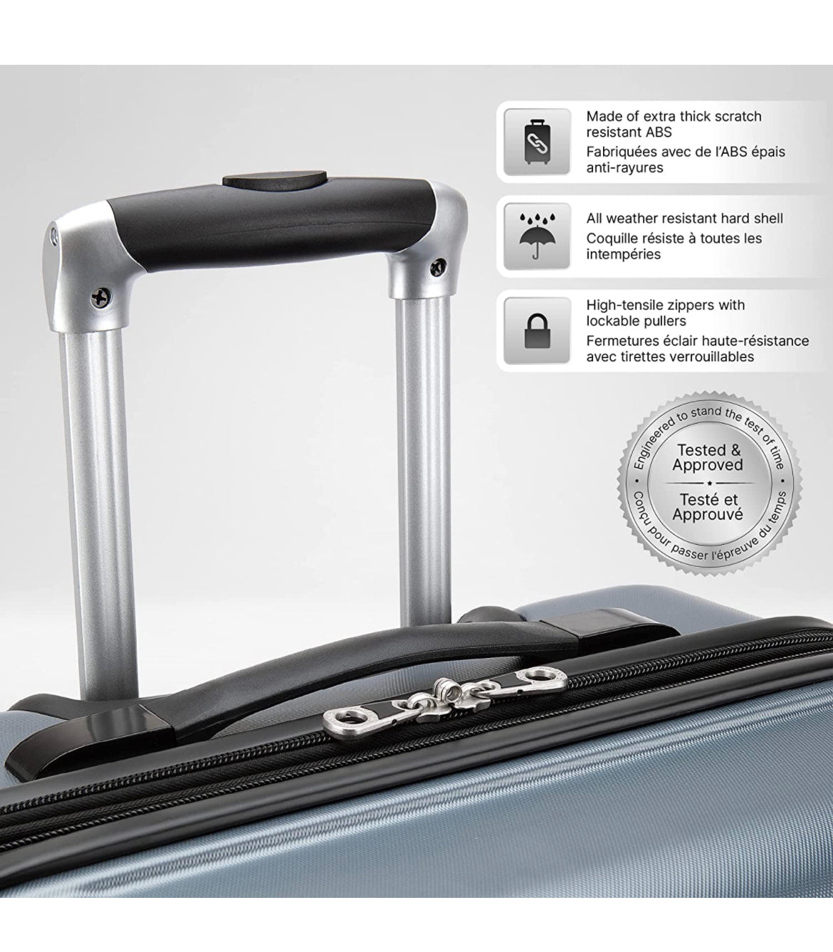 ATLANTIC Horizon Hardside Expandable Spinner Luggage 3-Piece Set