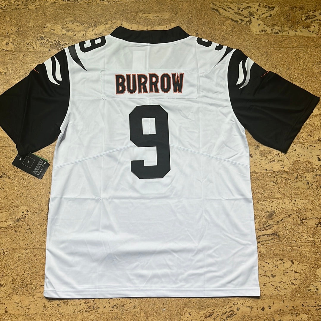 Joe Burrow blanc col noir