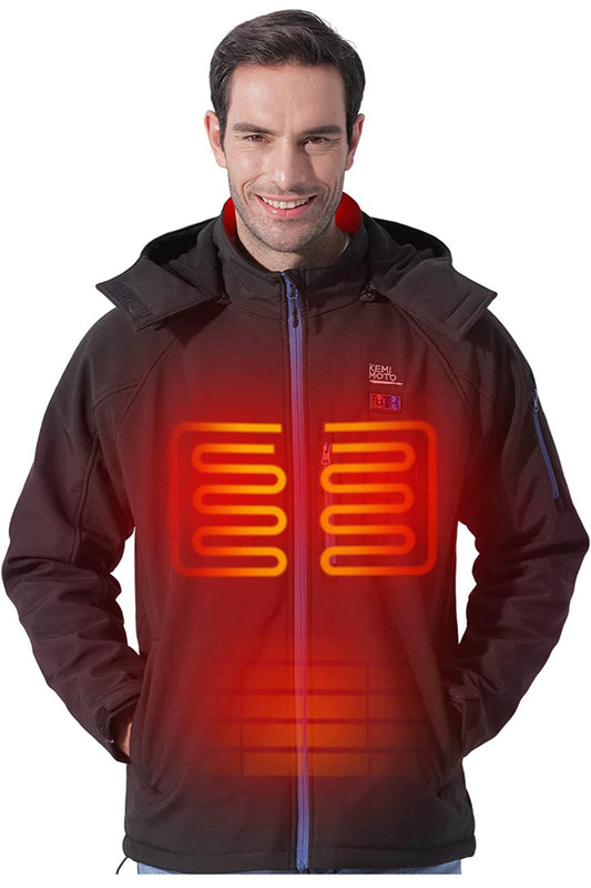 Manteau chauffant homme Kemimoto