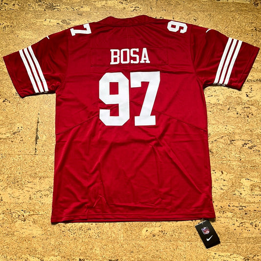 Nick Bosa rouge