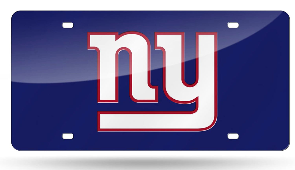 NY Giants license plate