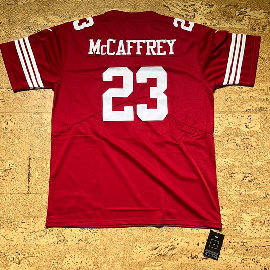 Christian McCaffrey rouge